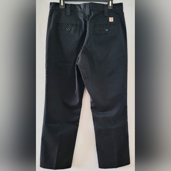 Carhartt Black Blended Twill Pant Pants 32 B290 BLK Office Work Business Formal - Picture 5 of 6